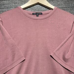 Robert Barakett Tee Shirt Men's 2XL Evening Pink Burgundy Short Sleeve Pima